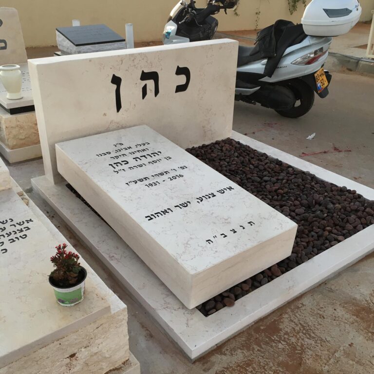 מצבה מתוך קטלוג מצבות הקריה