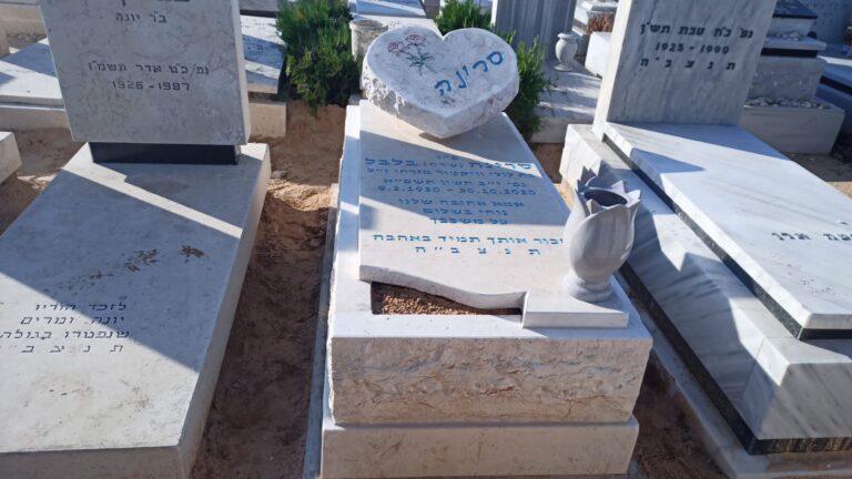 מצבה מתוך קטלוג מצבות הקריה