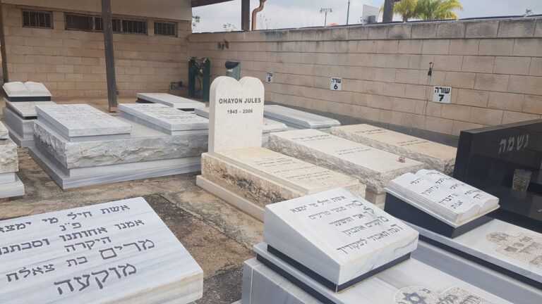מצבה מתוך קטלוג מצבות הקריה